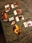 LotR card game: the Spirit deck, with heroes Eowyn of Rohan, Dunhere, and Eleanor.